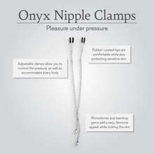 Cargar imagen en el visor de la galería, Onyx Nipple Clamps
