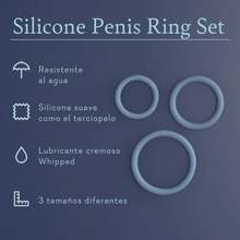 Cargar imagen en el visor de la galería, Silicone Penis Ring Set
